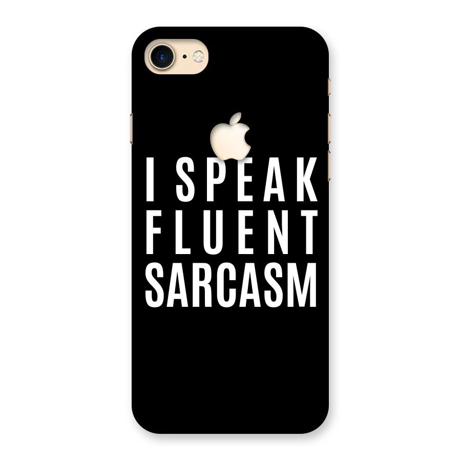 Fluent Sarcasm Back Case for iPhone 7 Apple Cut