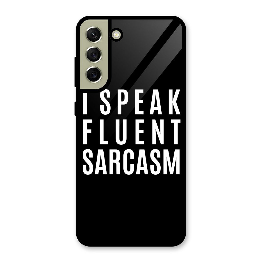 Fluent Sarcasm Glass Back Case for Galaxy S21 FE 5G