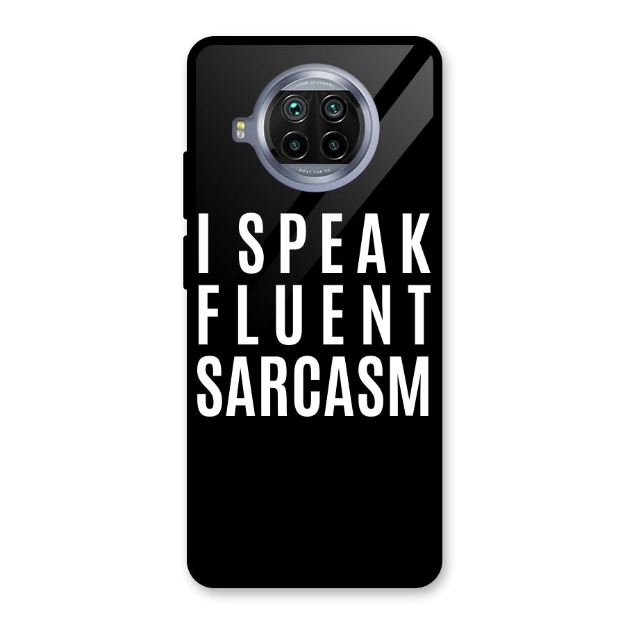 Fluent Sarcasm Glass Back Case for Mi 10i