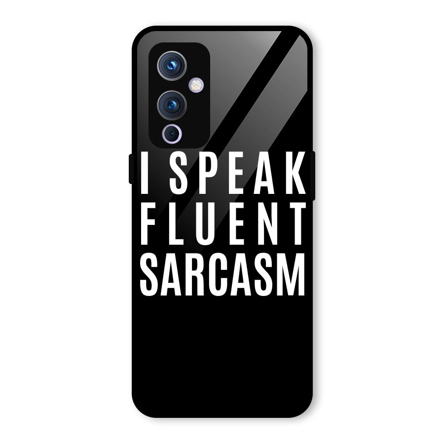 Fluent Sarcasm Glass Back Case for OnePlus 9
