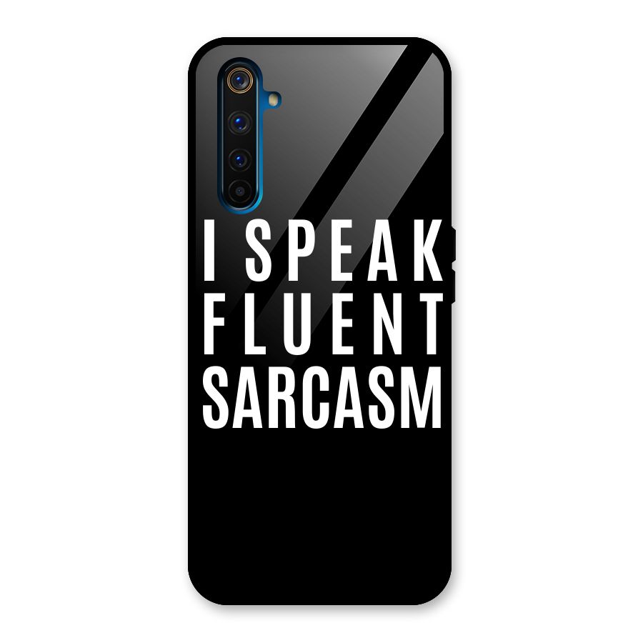 Fluent Sarcasm Glass Back Case for Realme 6 Pro