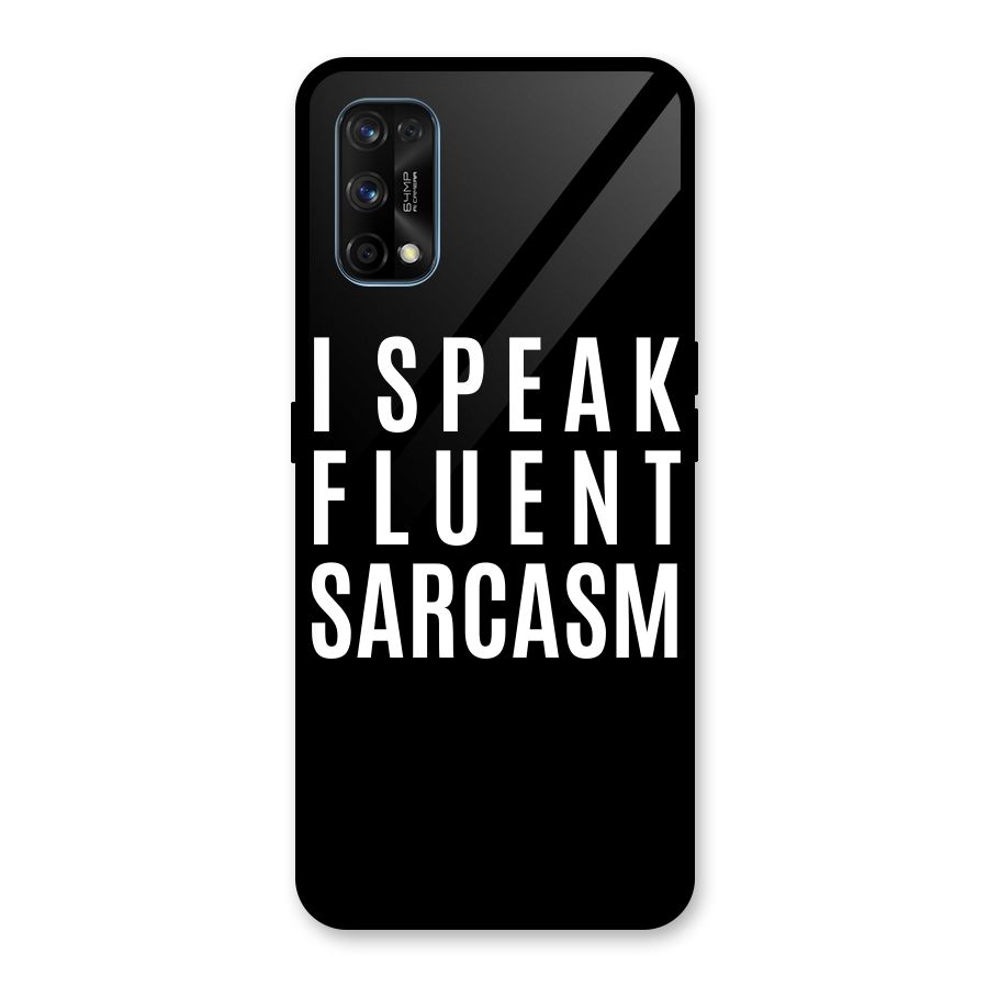 Fluent Sarcasm Glass Back Case for Realme 7 Pro