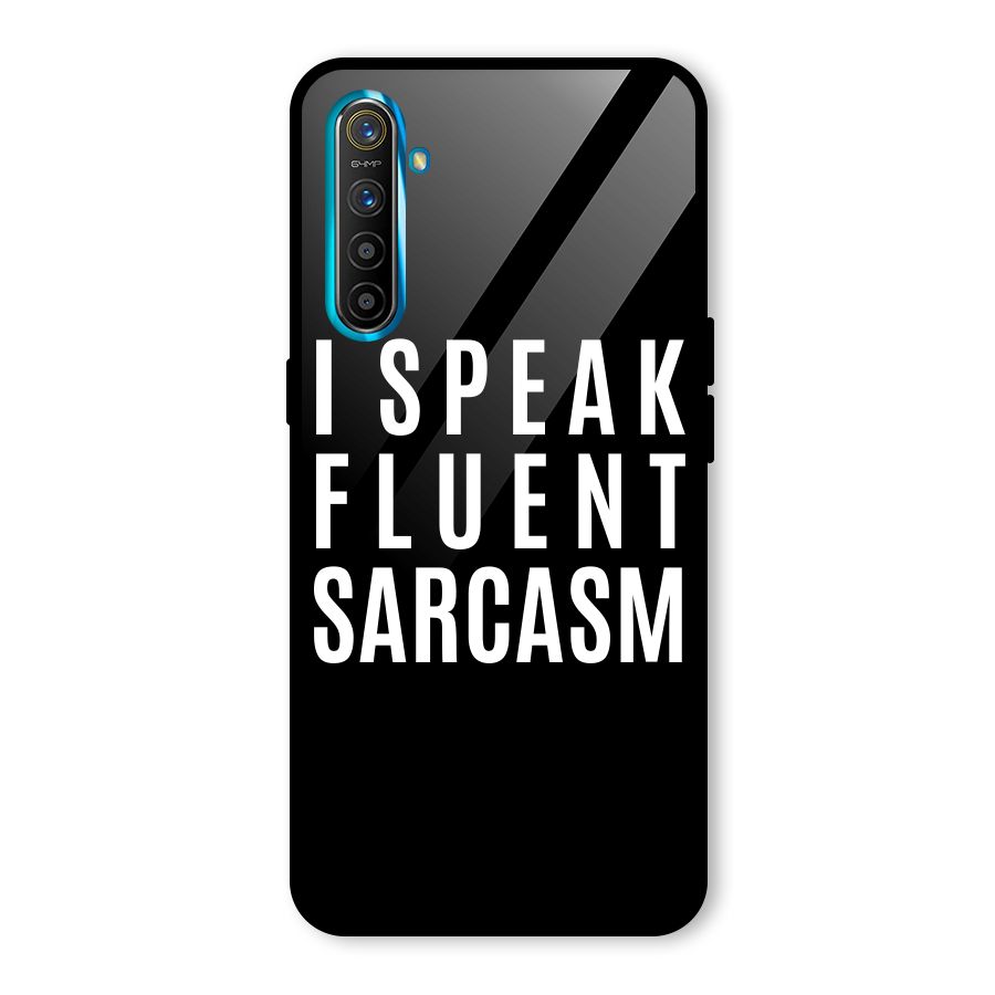 Fluent Sarcasm Glass Back Case for Realme X2