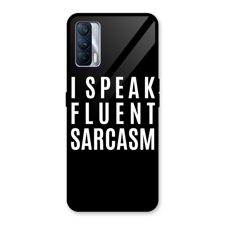Fluent Sarcasm Glass Back Case for Realme X7