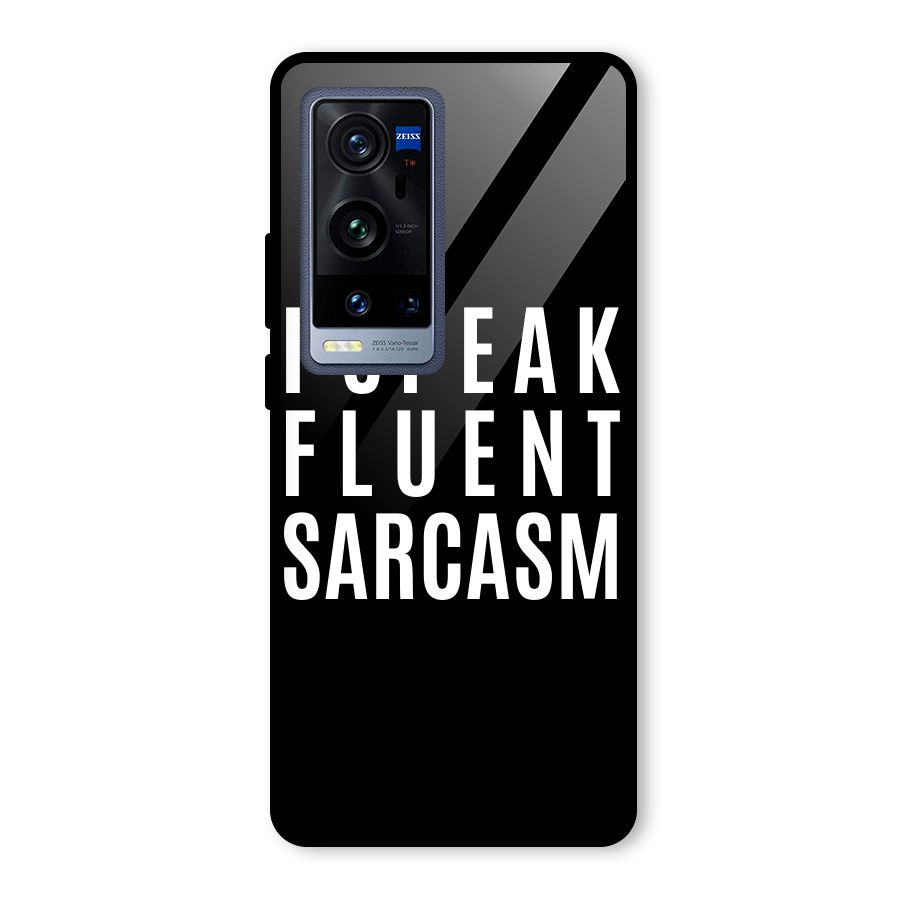 Fluent Sarcasm Glass Back Case for Vivo X60 Pro Plus