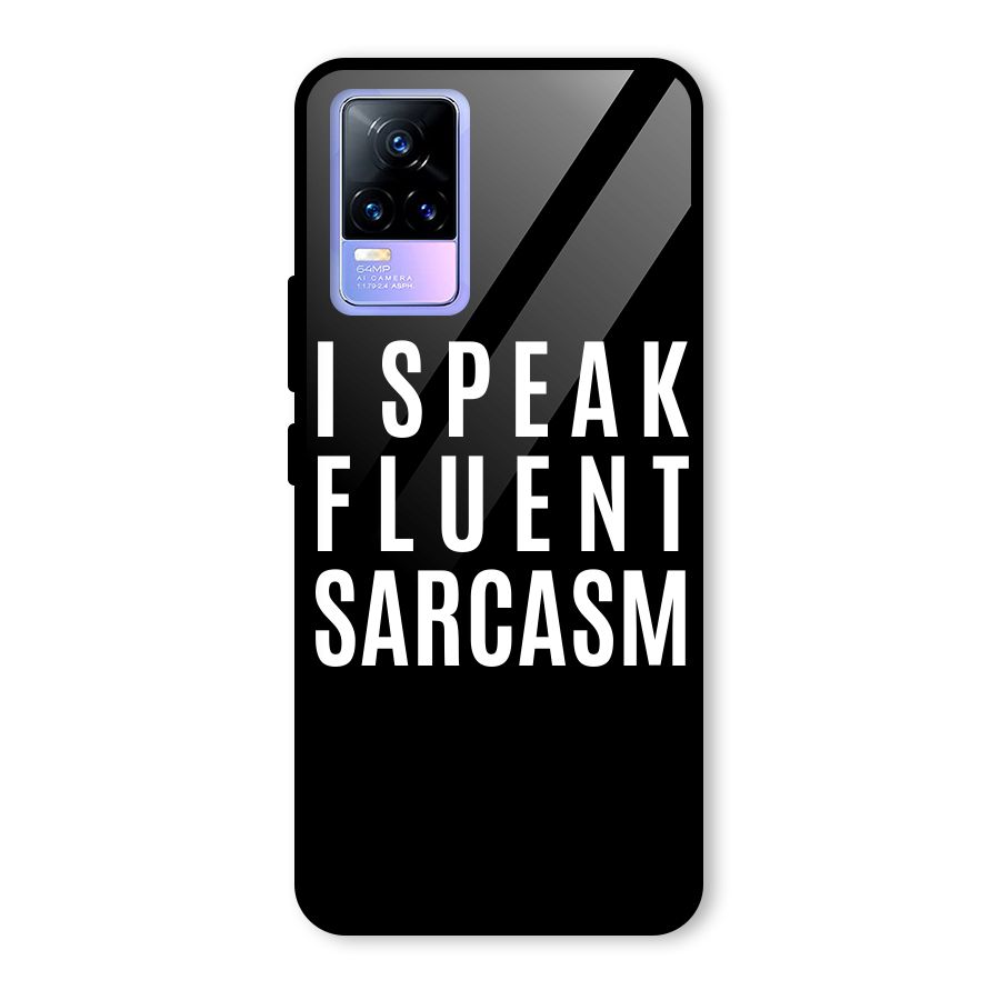 Fluent Sarcasm Glass Back Case for Vivo Y73
