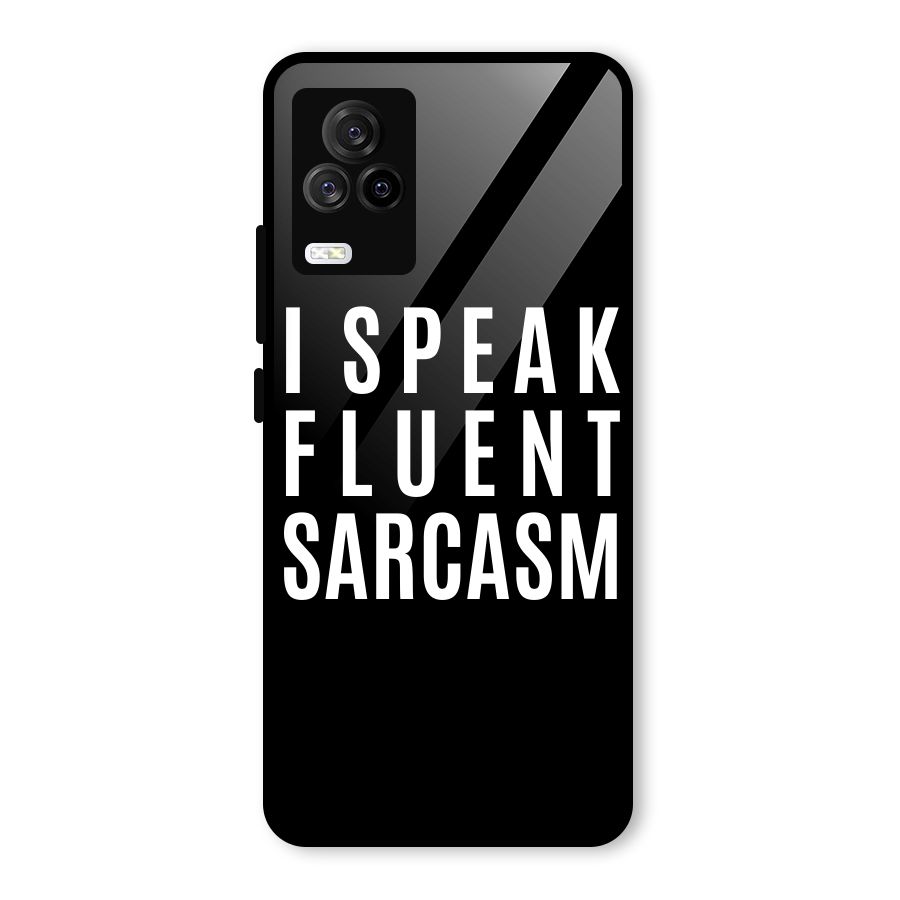Fluent Sarcasm Glass Back Case for Vivo iQOO 7 Legend 5G