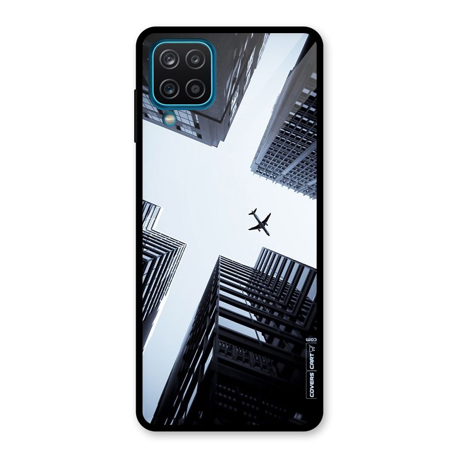 Fly Perspective Glass Back Case for Galaxy A12