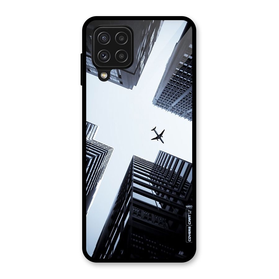 Fly Perspective Glass Back Case for Galaxy A22 4G