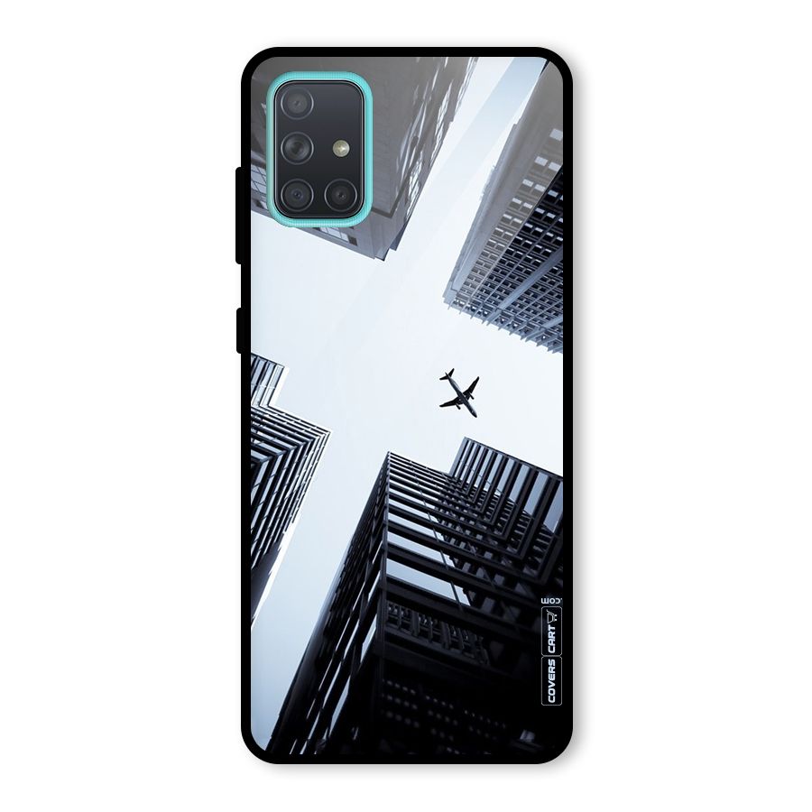 Fly Perspective Glass Back Case for Galaxy A71