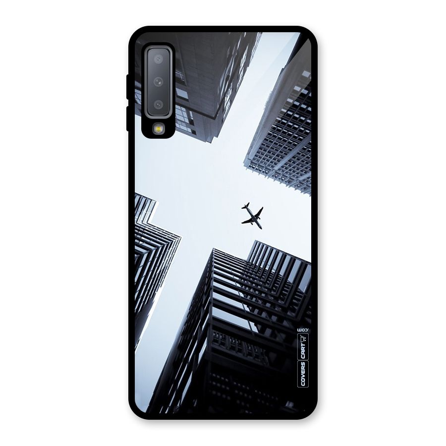 Fly Perspective Glass Back Case for Galaxy A7 (2018)