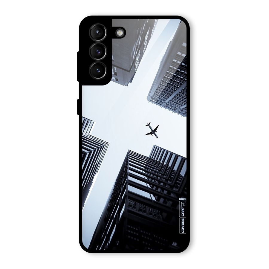 Fly Perspective Glass Back Case for Galaxy S21 Plus
