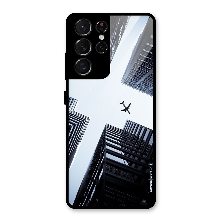 Fly Perspective Glass Back Case for Galaxy S21 Ultra 5G
