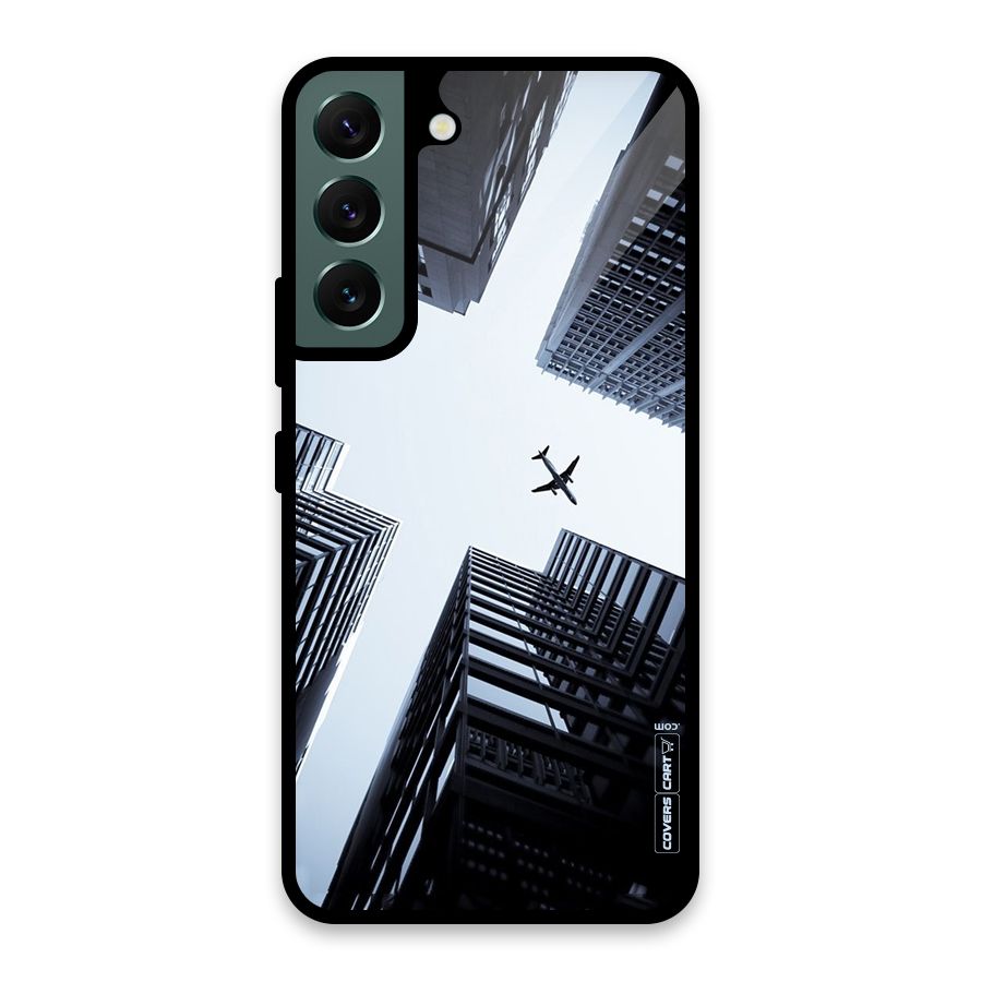 Fly Perspective Glass Back Case for Galaxy S22 5G