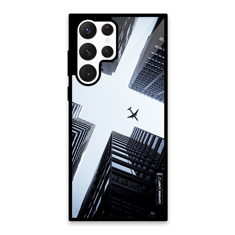 Fly Perspective Glass Back Case for Galaxy S22 Ultra 5G