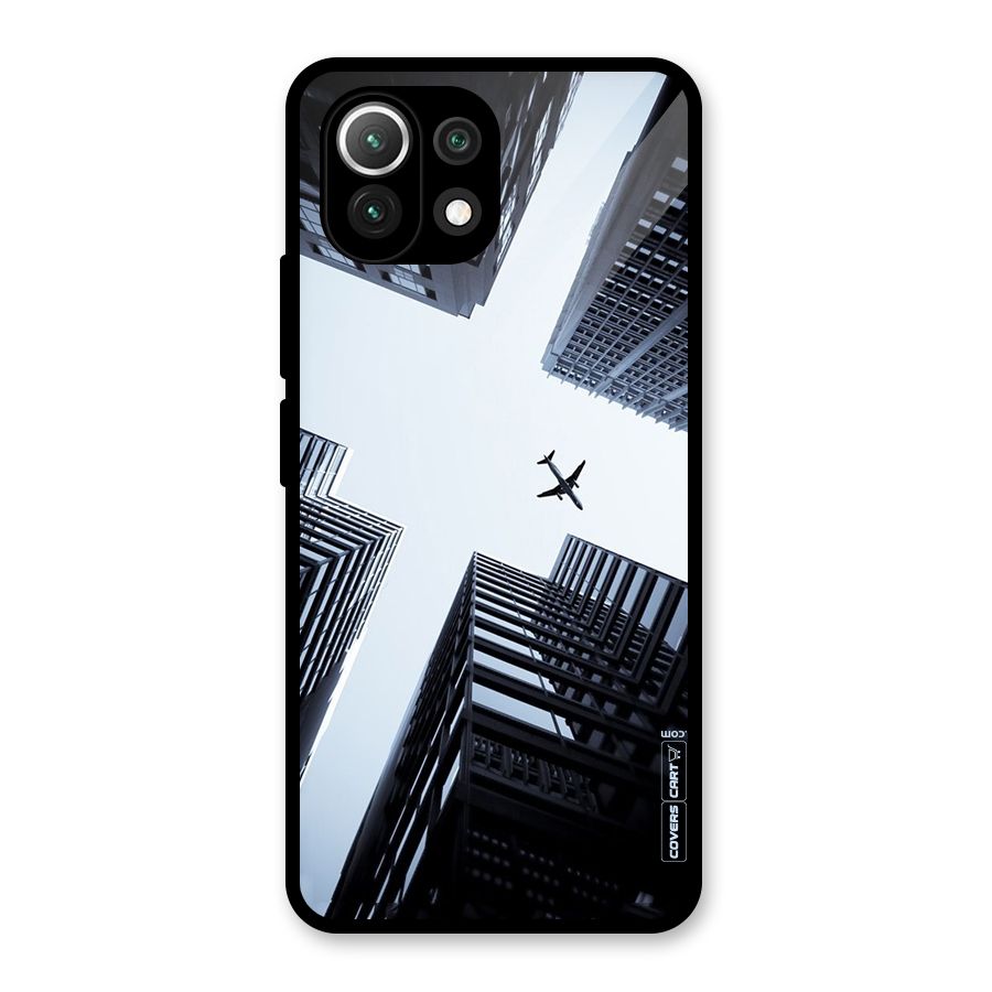 Fly Perspective Glass Back Case for Mi 11 Lite
