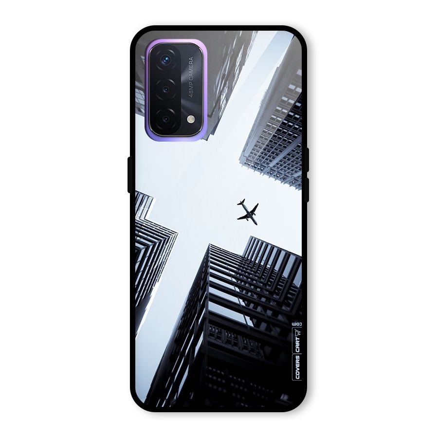 Fly Perspective Glass Back Case for Oppo A74 5G