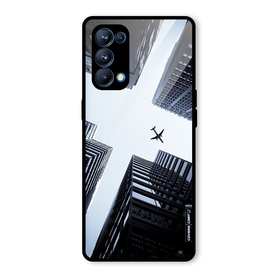 Fly Perspective Glass Back Case for Oppo Reno5 Pro 5G
