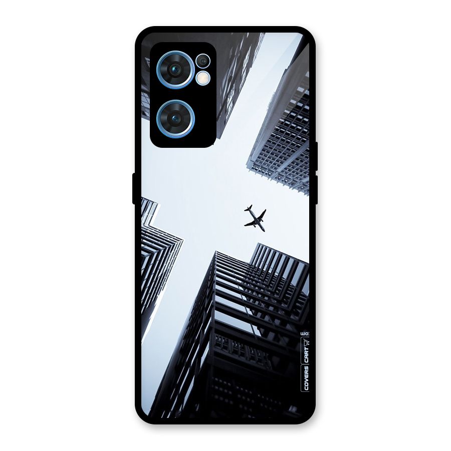Fly Perspective Glass Back Case for Oppo Reno7 5G