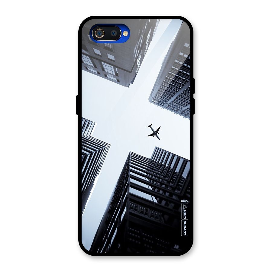 Fly Perspective Glass Back Case for Realme C2