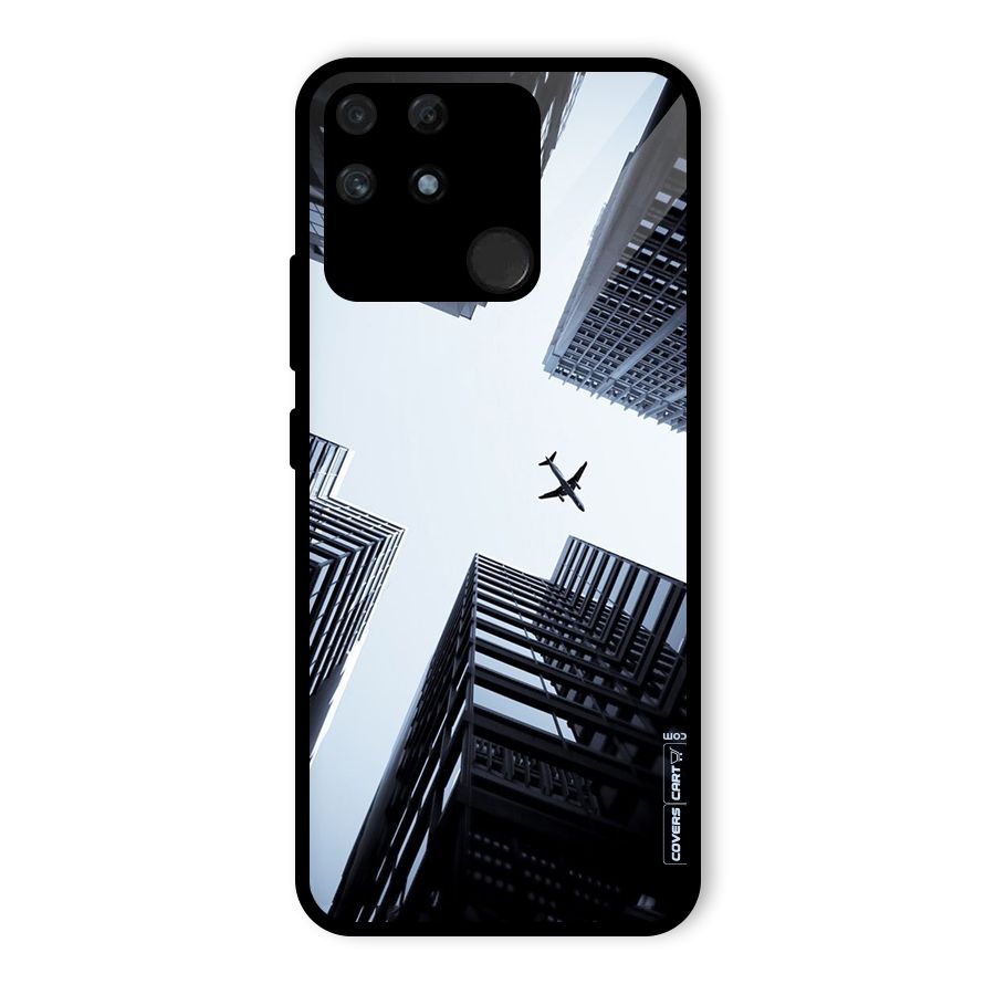 Fly Perspective Glass Back Case for Realme Narzo 50A