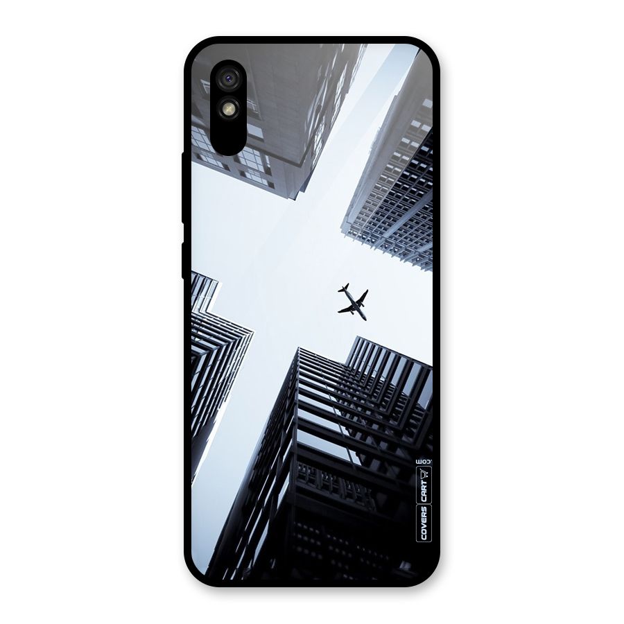 Fly Perspective Glass Back Case for Redmi 9i