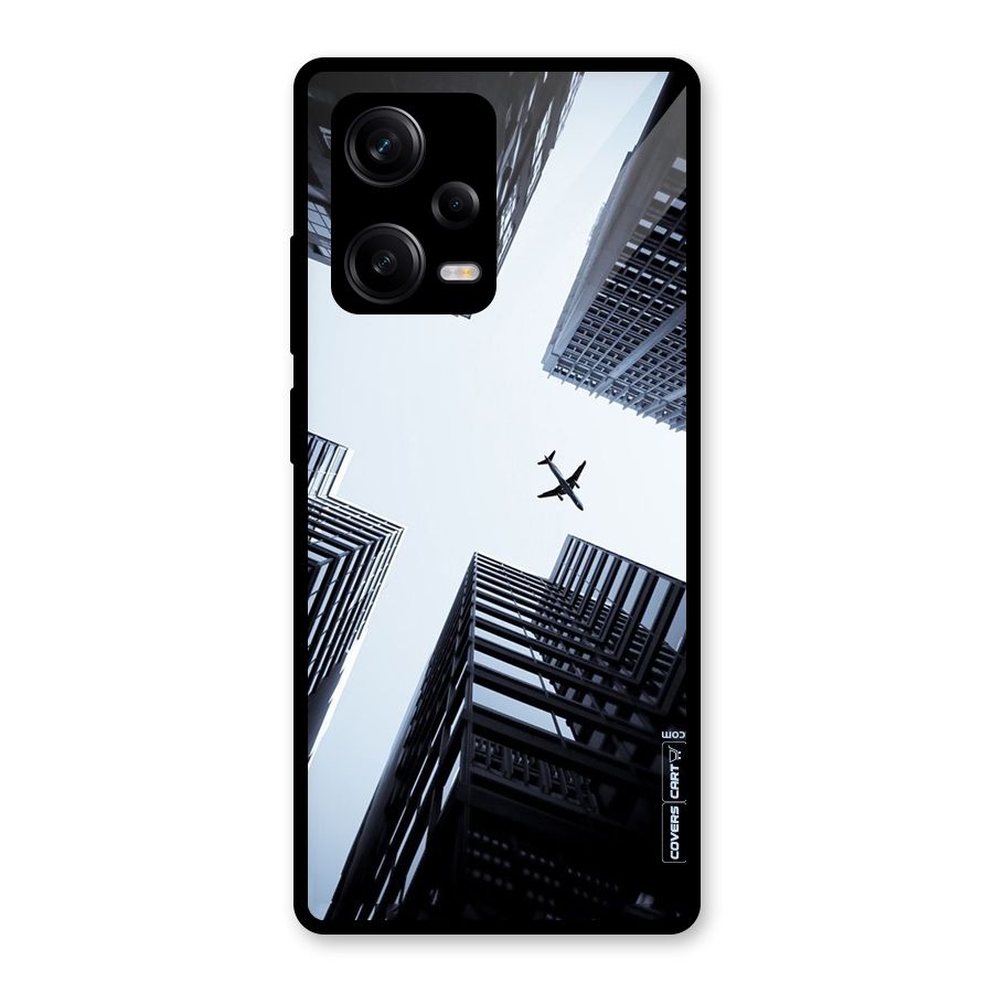 Fly Perspective Glass Back Case for Redmi Note 12 Pro