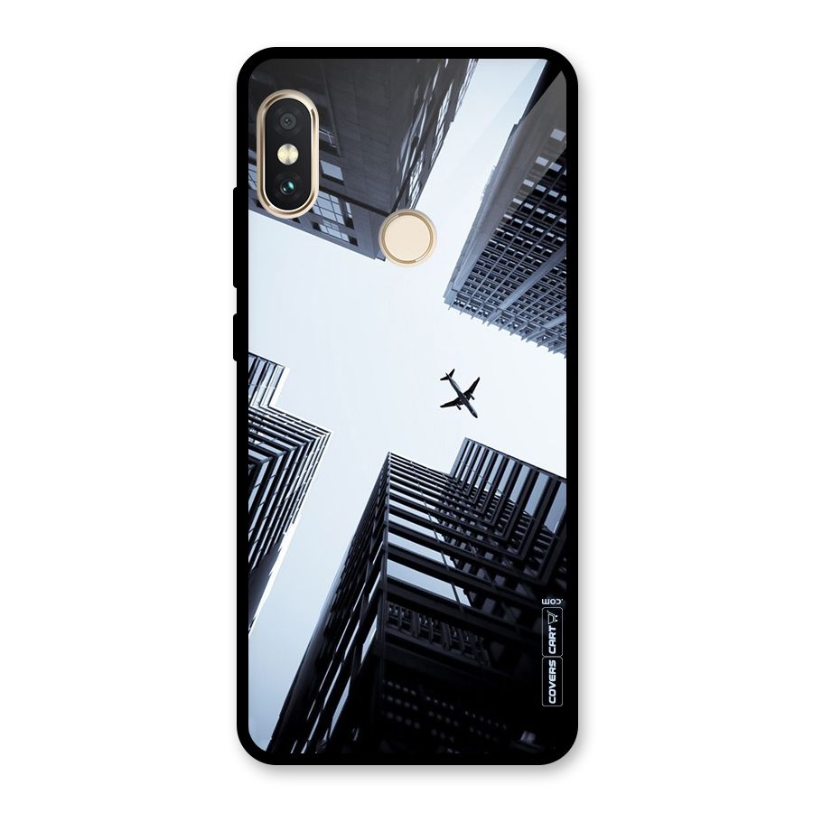 Fly Perspective Glass Back Case for Redmi Note 5 Pro