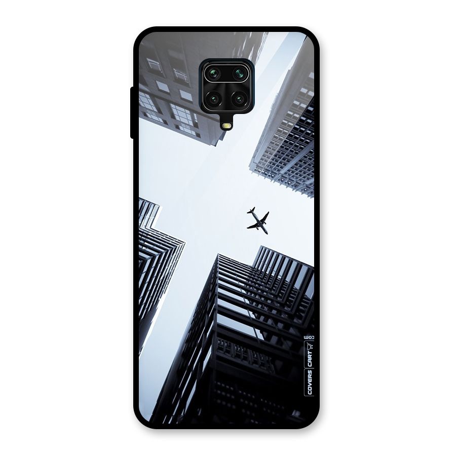 Fly Perspective Glass Back Case for Redmi Note 9 Pro