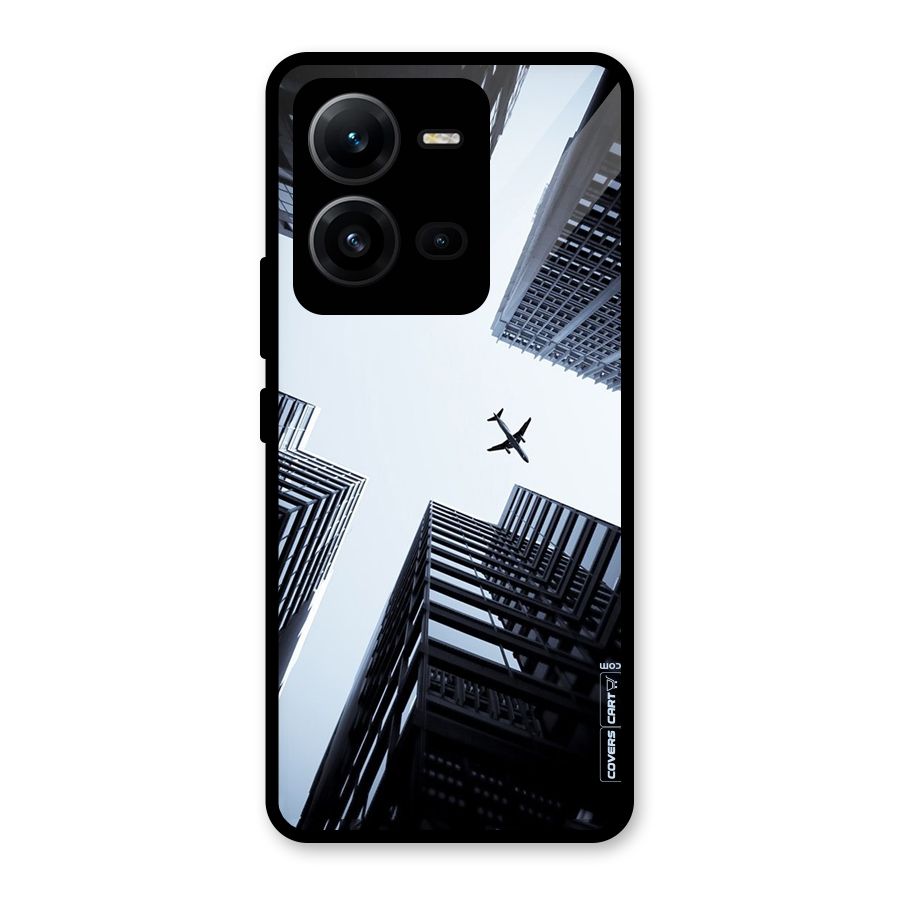 Fly Perspective Glass Back Case for Vivo V25