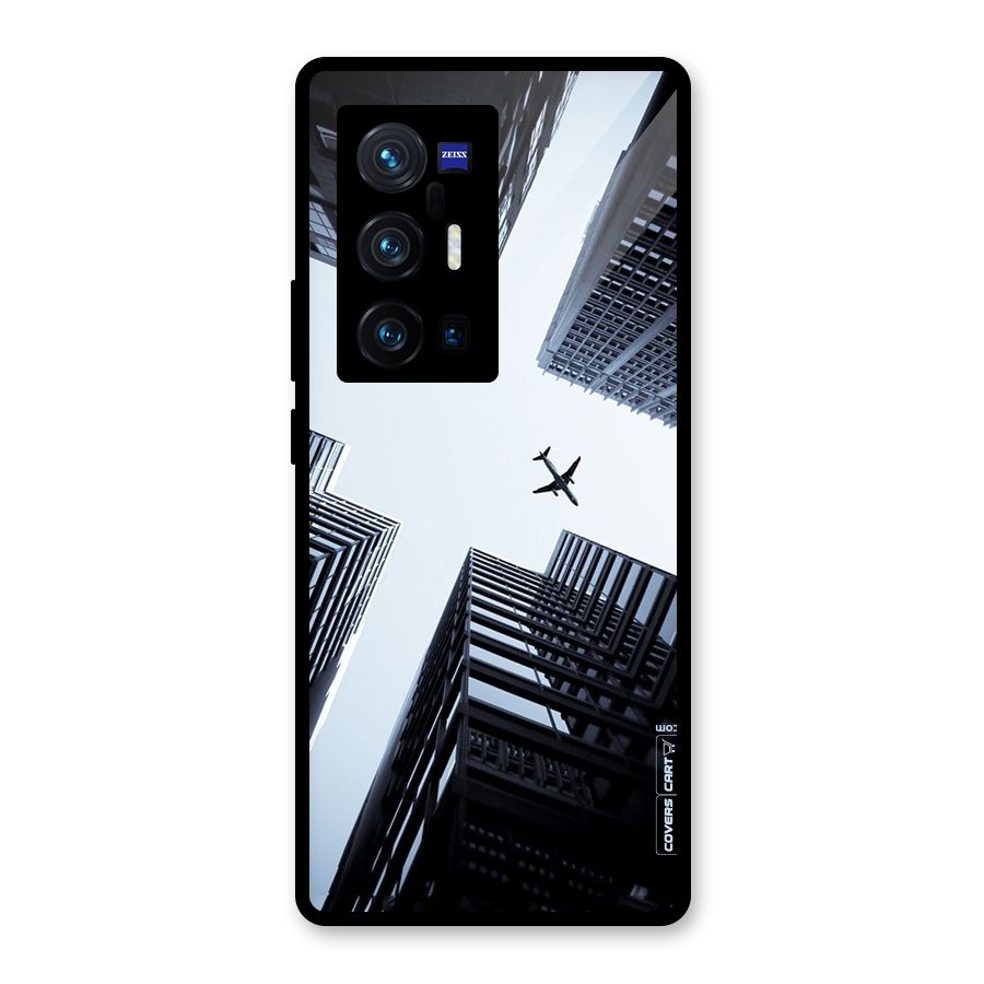 Fly Perspective Glass Back Case for Vivo X70 Pro Plus