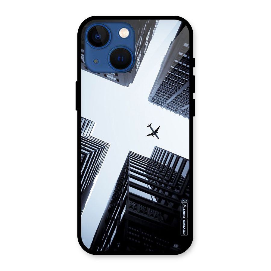 Fly Perspective Glass Back Case for iPhone 13 Mini