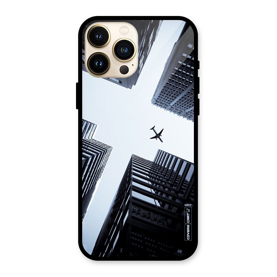 Fly Perspective Glass Back Case for iPhone 13 Pro Max