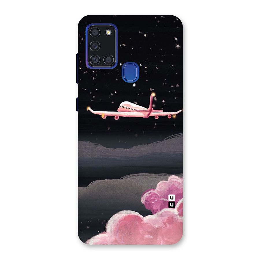 Fly Pink Back Case for Galaxy A21s