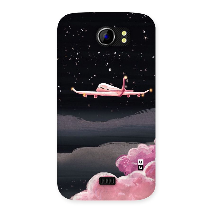 Fly Pink Back Case for Micromax Canvas 2 A110