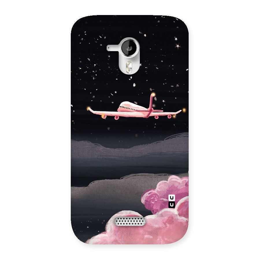 Fly Pink Back Case for Micromax Canvas HD A116