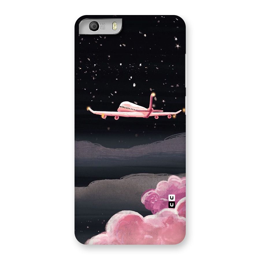 Fly Pink Back Case for Micromax Canvas Knight 2