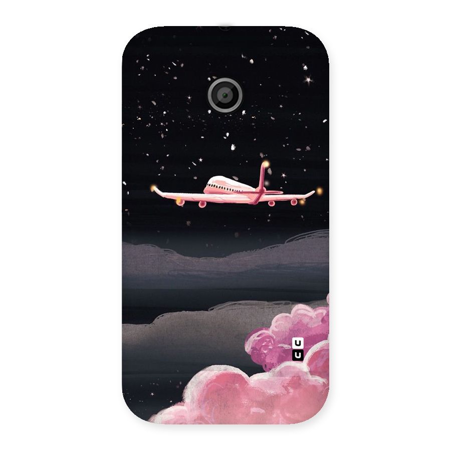 Fly Pink Back Case for Moto E