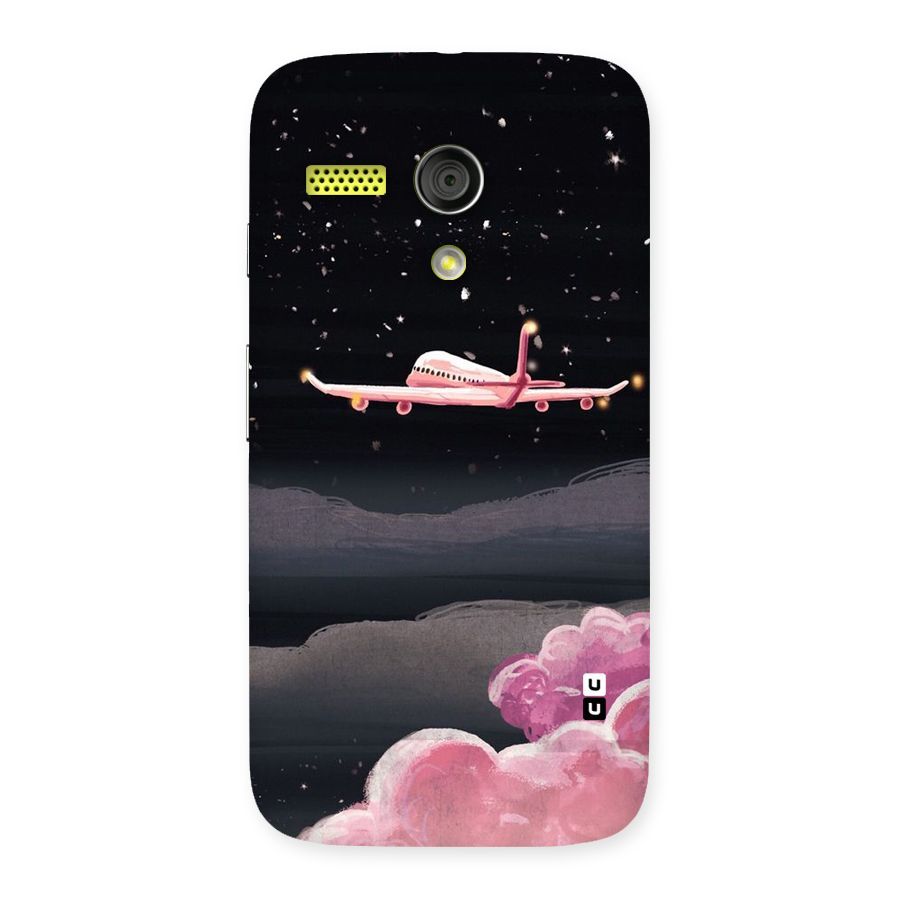 Fly Pink Back Case for Moto G