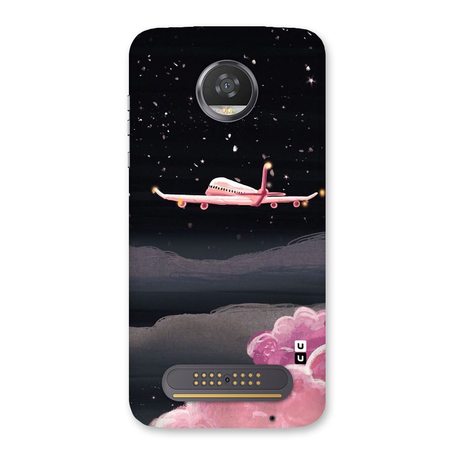 Fly Pink Back Case for Moto Z2 Play