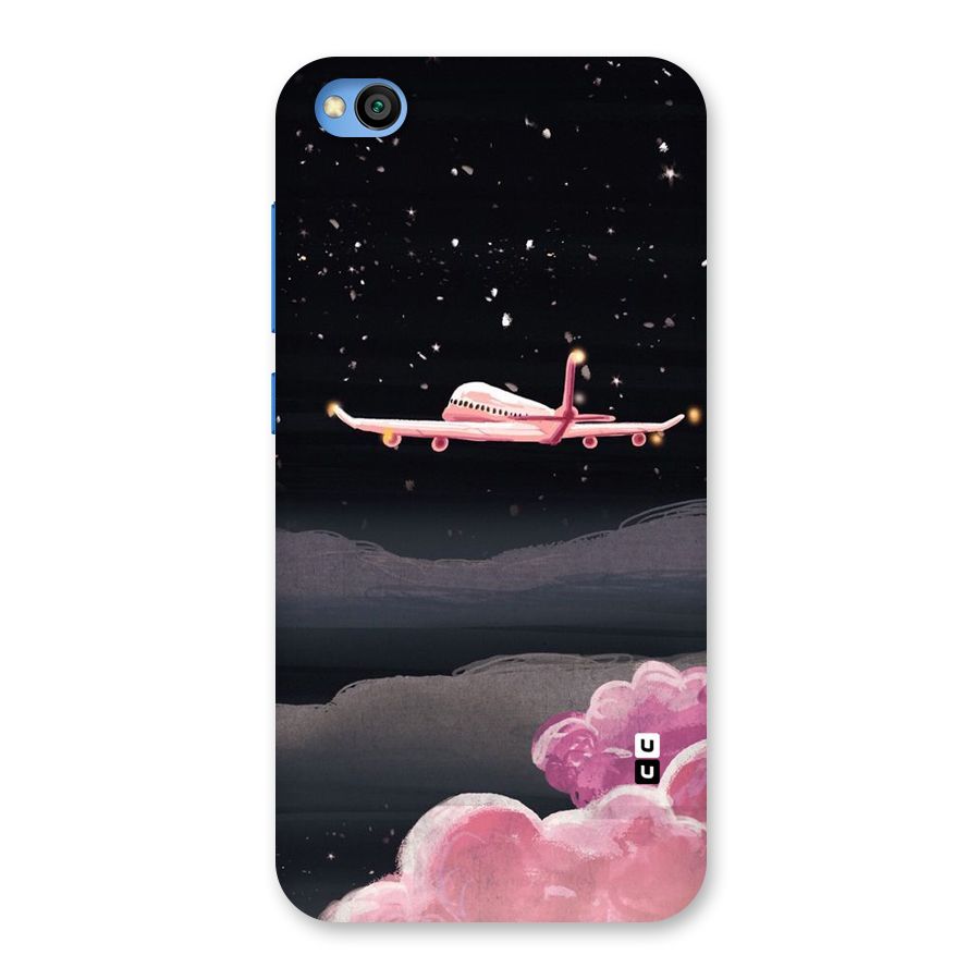 Fly Pink Back Case for Redmi Go