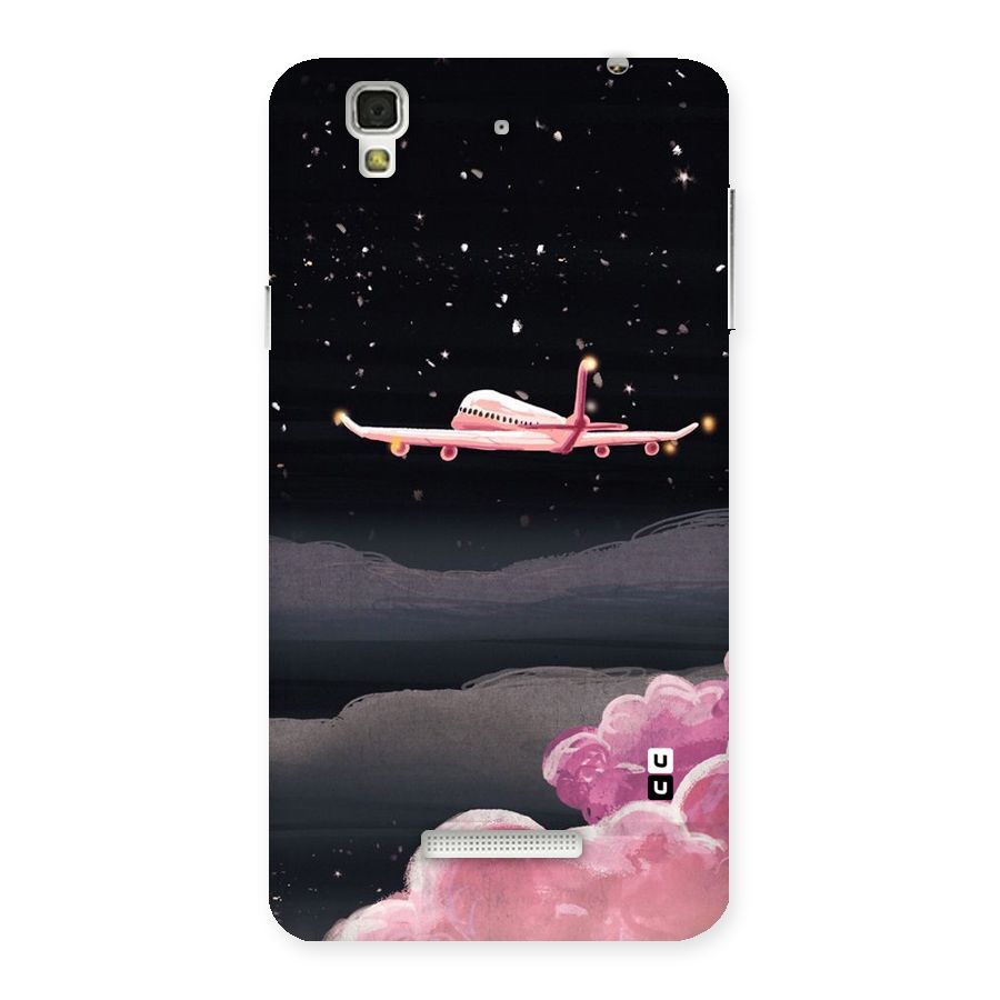 Fly Pink Back Case for Yu Yureka
