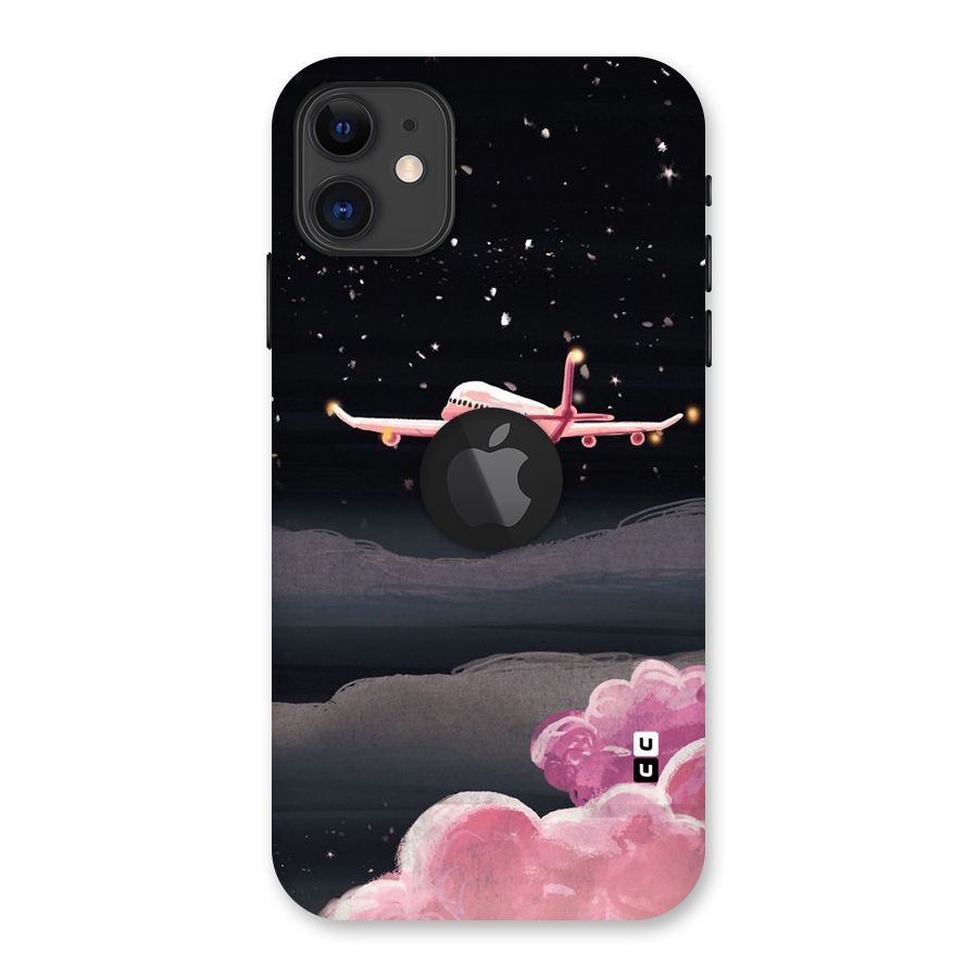 Fly Pink Back Case for iPhone 11 Logo Cut