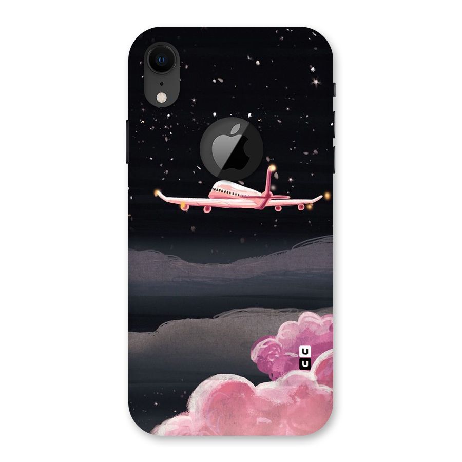 Fly Pink Back Case for iPhone XR Logo Cut