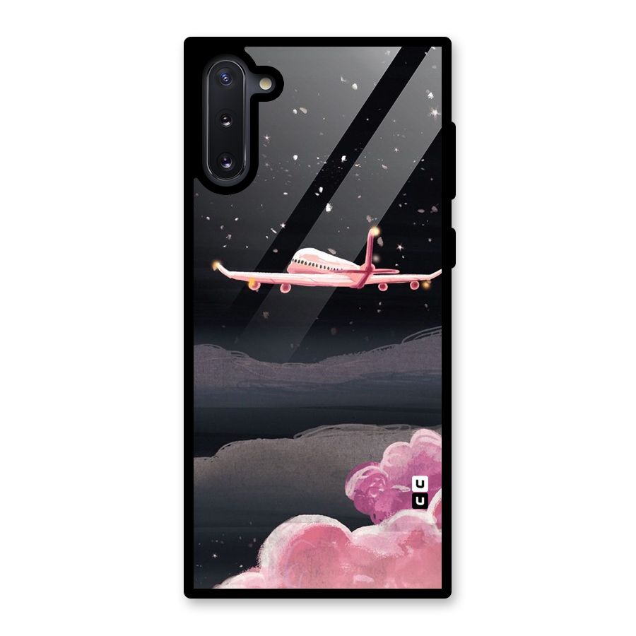 Fly Pink Glass Back Case for Galaxy Note 10