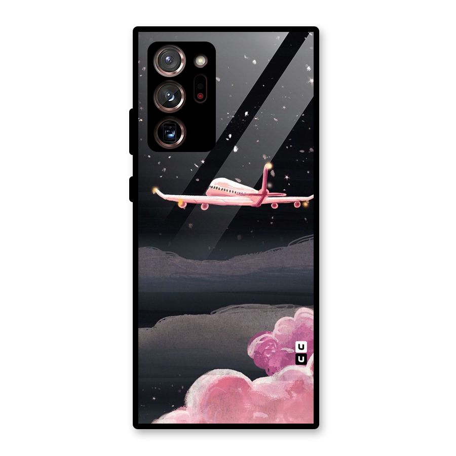 Fly Pink Glass Back Case for Galaxy Note 20 Ultra