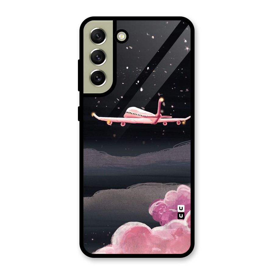 Fly Pink Glass Back Case for Galaxy S21 FE 5G
