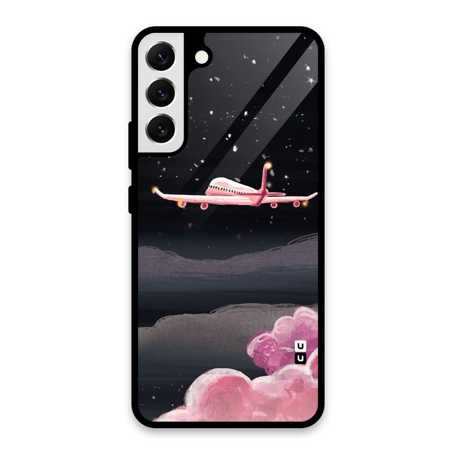 Fly Pink Glass Back Case for Galaxy S22 Plus 5G