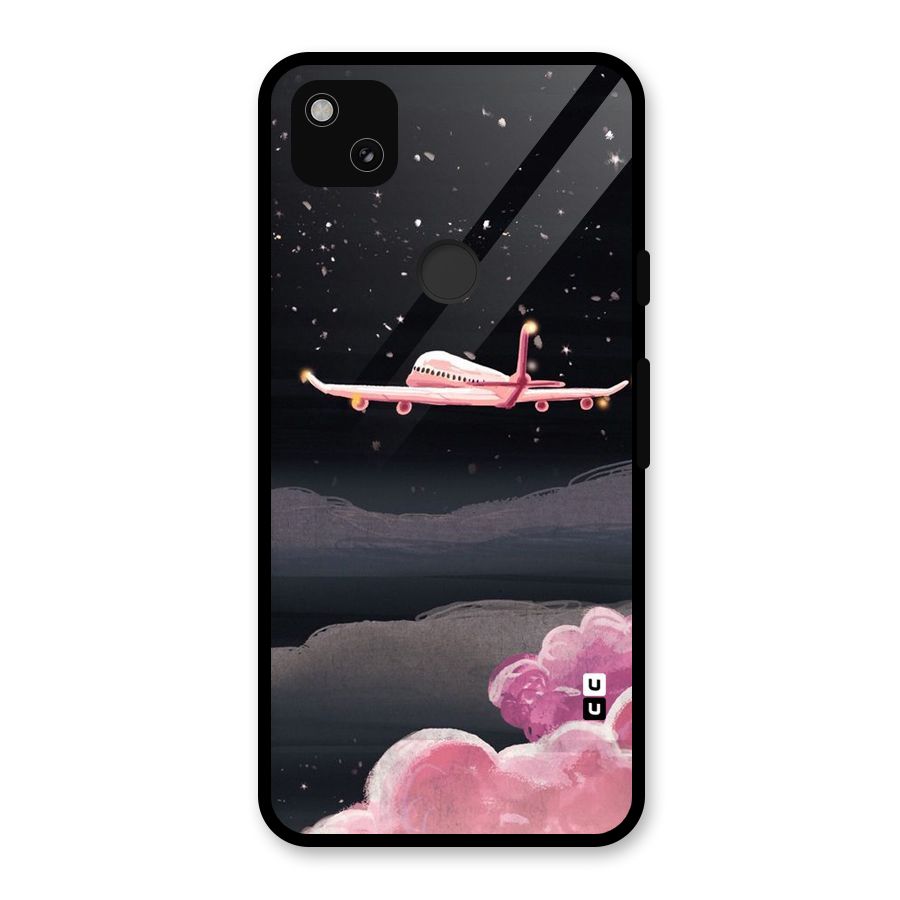 Fly Pink Glass Back Case for Google Pixel 4a