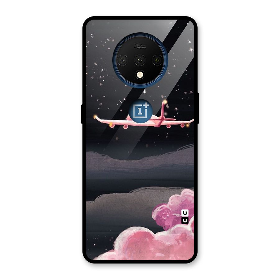Fly Pink Glass Back Case for OnePlus 7T